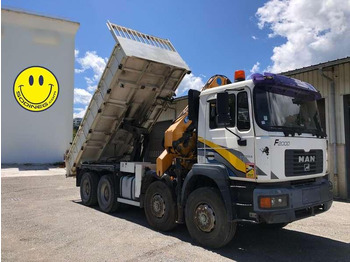 Billenőplatós teherautó MAN F2000