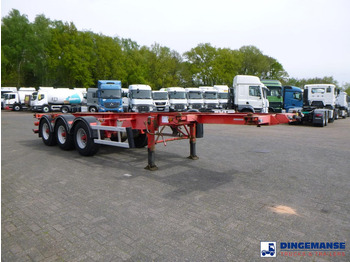 Félpótkocsi cserefelépítményes Burg 3-axle container chassis 20-30 ft: 2 kép.