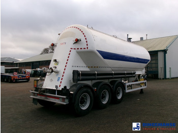 Tartályos félpótkocsi Feldbinder Powder tank alu 36 m3 / 1 comp: 4 kép.