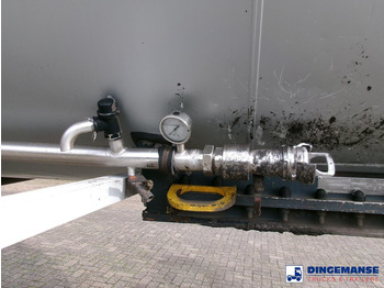 Tartályos félpótkocsi Magyar Bitumen tank inox 32 m3 / 1 comp: 5 kép.