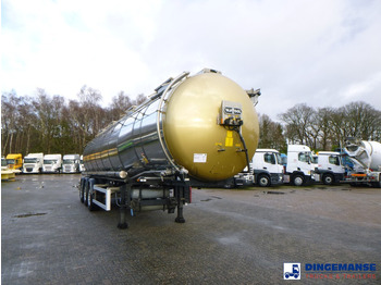 Tartályos félpótkocsi Van Hool Chemical tank inox 30 m3 / 1 comp ADR 12/03/2024: 2 kép.