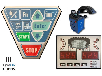 Garázs felszerelés CTB125 wheel balancer, 5 ALU and 2 Steel programs - Auto input Distance + Diameter - 230V: 4 kép. Garázs felszerelés CTB125 wheel balancer, 5 ALU and 2 Steel programs - Auto input Distance + Diameter - 230V: 4 kép.