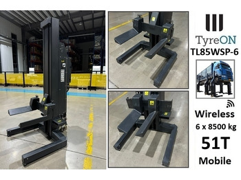 Garázs felszerelés TL85W-6 51T wireless - 6 x 8,5 T - battery 24V DC / 3 kW per column - Spark proof, welding, cutting and grinding: 2 kép.