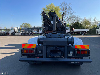 Horgos rakodó teherautó, Darus autó DAF FAD 85 CF 460 8x4 Hiab 16 Tonmeter laadkraan: 3 kép.