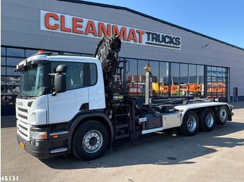 Horgos rakodó teherautó, Darus autó Scania P 380 8x4 Euro 5 Hiab 21 Tonmeter laadkraan Just 244.337 km!: 2 kép.