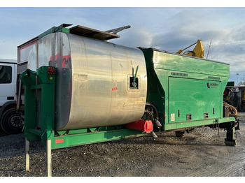 Aszfaltozó gép, Multiliftes konténer Schafer Blow-Patcher A6 hooklift body for asphalt pavement: 1 kép.