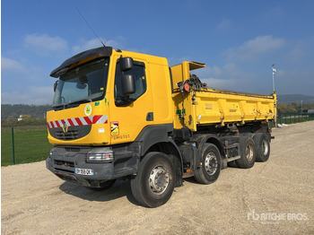 Billenőplatós teherautó 2008 Renault Kerax 450.32 8x4 Crew Cab Camion Benne Tri/A Dump Truck: 2 kép.