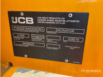 Lánctalpas kotró JCB