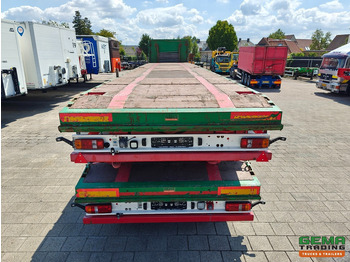 Platós félpótkocsi HRD NTS 3-Assen SAF - MEGA - Heavy Duty - Rongpotten/Rongen - Schuine Achterkant met Rijgoot - Zware kantbalk: 5 kép.
