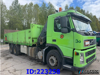 Platós teherautó VOLVO 300HP 6x2 + HIAB 144B -3 CL: 4 kép.