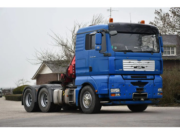 Nyergesvontató MAN TGA 26.480 6x4 TRUCK/TRACTOR! CRANE/KRAN/GRUE HIAB 22TM!!: 2 kép.