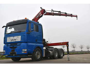 Nyergesvontató MAN TGA 26.480 6x4 TRUCK/TRACTOR! CRANE/KRAN/GRUE HIAB 22TM!!: 5 kép.
