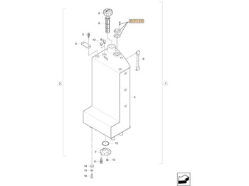 Üzemanyag tartály CASE