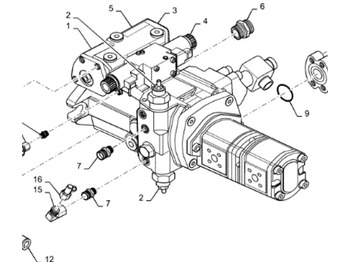 Hidraulikus szivattyú CASE
