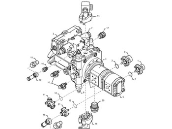 Hidraulikus szivattyú CASE