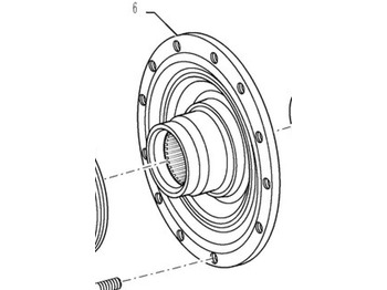 Tengely és alkatrészek CASE