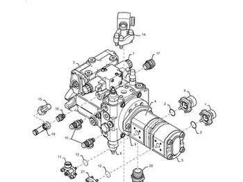 Hidraulikus szivattyú CASE