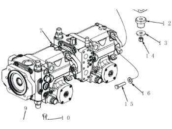 Hidraulikus szivattyú CASE