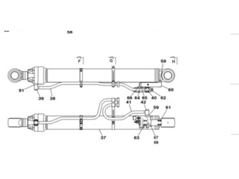 Hidraulikus henger CASE