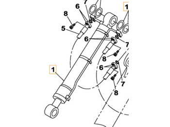 Hidraulikus henger CASE
