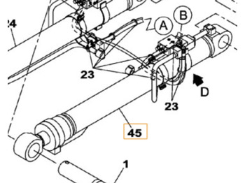 Hidraulikus henger CASE