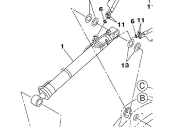 Hidraulikus henger CASE