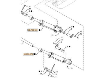 Hidraulikus henger CASE