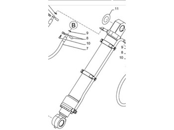 Hidraulikus henger CASE
