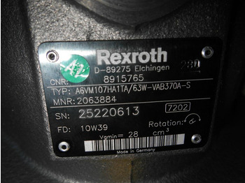 Hidraulikus motor - Építőipari gépek New Holland 8915765: 5 kép.