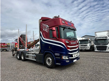 Rönkszállító teherautó SCANIA R 650