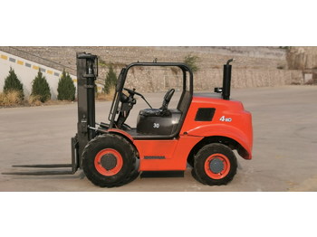 Új Terepjáró képességű targoncá QINGDAO PROMISING 3T 4WD Rough Terrain Forklift CPCD30: 2 kép.