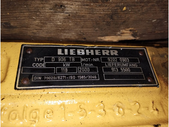 Motor és alkatrészek LIEBHERR