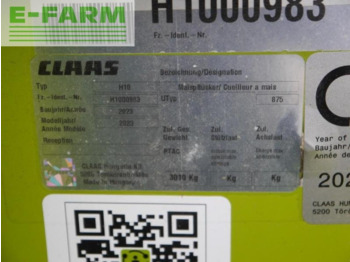 Kukorica adapter CLAAS corio 875 fc conspeed: 5 kép.