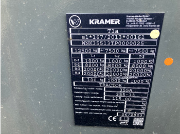 Gumikerekes homlokrakodó Kramer KL 55.8T: 2 kép.