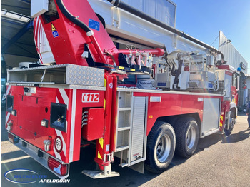 Teherautó MAN TGA 26.350 Magirus ALP 320L = 32 meter, Waterpump, 6x4, Steel springs: 4 kép.