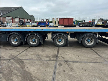 Platós félpótkocsi Floor 2 AXLE STEERING an 2 LIFT AXLE: 5 kép.