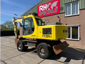 Gumikerekes kotró Komatsu PW150ES-6K CE: 3 kép.