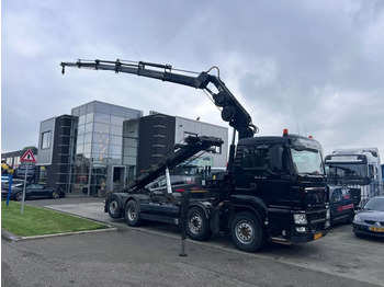 Horgos rakodó teherautó MAN TGS 35.440 8X2-4 + HIAB 220C-5 REMOTE + CABLE LI: 4 kép.