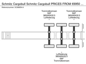 Félpótkocsi hűtős Schmitz Cargobull Schmitz Cargobull PRICES FROM €6950 TO €8950,- 40 X CARRIER 1850 MT D/E SAF AXELS: 4 kép.