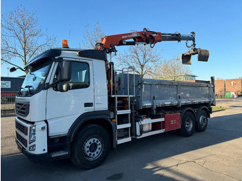 Billenőplatós teherautó, Darus autó Volvo FM 330 6X2 - EURO 5 + ATLAS 126.3E A2 + REMOTE + LIFT/STEERING AXLE: 2 kép. Billenőplatós teherautó, Darus autó Volvo FM 330 6X2 - EURO 5 + ATLAS 126.3E A2 + REMOTE + LIFT/STEERING AXLE: 2 kép.