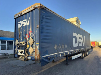 Ponyvás félpótkocsi KRONE SD