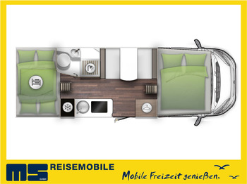 Alkóvos lakóautó FORSTER