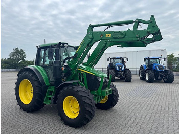 Traktor John Deere 6100M CQ 40KM + VOORLADER 2020 2590 UUR!!!: 2 kép.