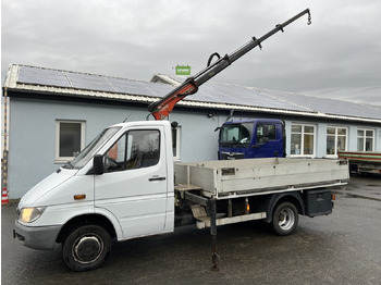 Platós kisteherautó MERCEDES-BENZ Sprinter 413 313 Pritsche Kran Palfinger PC2300: 2 kép.