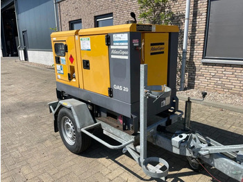 Áramfejlesztő Atlas-Copco QAS 20 Kubota mobiele 20 kVA Silent Rental generatorrset Stage 3A: 3 kép.
