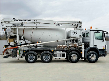 Betonpumpa Mercedes-Benz ACTROS 3241 * Betonpumpe 24 m + FUNK / 8x4: 3 kép.