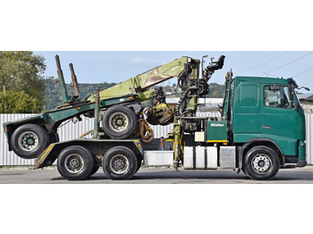 Rönkszállító teherautó, Darus autó Volvo FH 500 * LOGLIFT F251 S80A + Anhänger /6x4: 4 kép. Rönkszállító teherautó, Darus autó Volvo FH 500 * LOGLIFT F251 S80A + Anhänger /6x4: 4 kép.