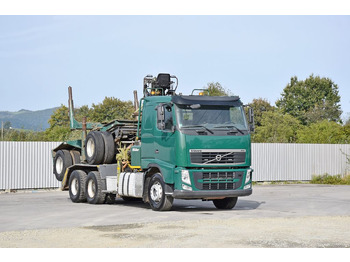 Rönkszállító teherautó, Darus autó Volvo FH 500 * LOGLIFT F251 S80A + Anhänger /6x4: 2 kép. Rönkszállító teherautó, Darus autó Volvo FH 500 * LOGLIFT F251 S80A + Anhänger /6x4: 2 kép.
