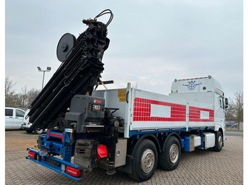 Platós teherautó, Darus autó DAF XF 510 LL 6x2 Crane Hiab 262 E-8: 4 kép.