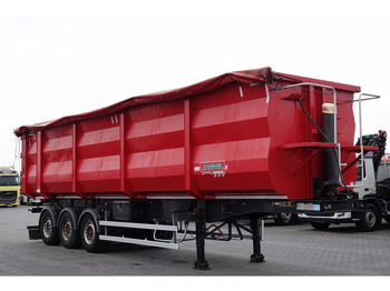 Félpótkocsi billenőplatós